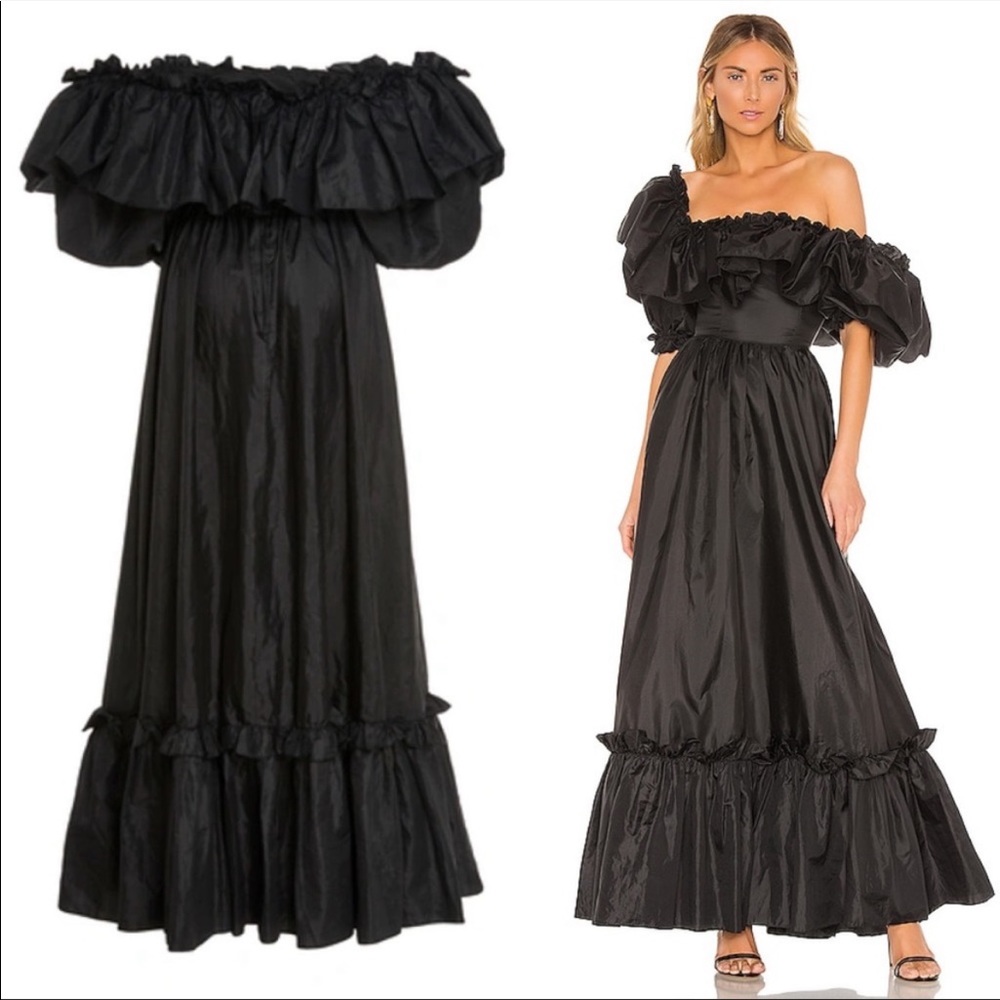Love Shake Fancy Tara Ruffle Maxi - Size 4